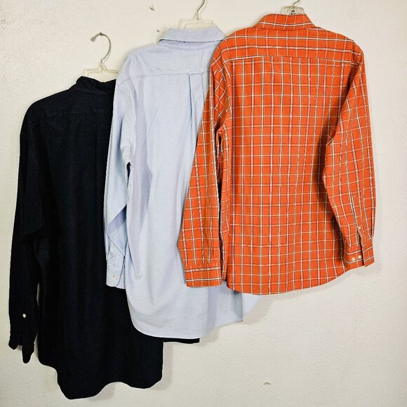 Ralph Lauren Lands End Croft Barrow Men's Casual Shirt Bundle All Size L - Picture 2 of 14